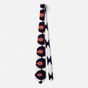 Drops horizontal Abstract Geometric Pattern Tie