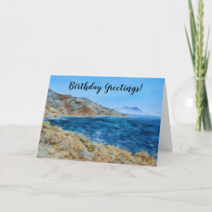 Drops in the Ocean Art Birthday Card