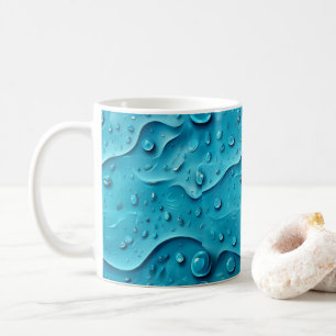 Drops in the ocean pattern coffee mug