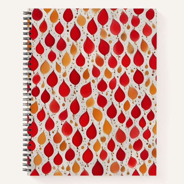 Drops of Gold and Fire Notebook (Front)