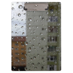Drops of rain clipboard