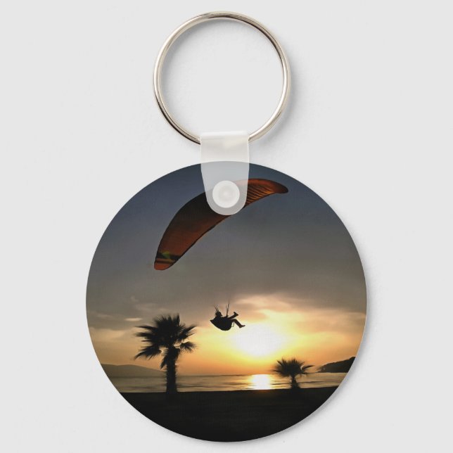 Dropzone At Dusk Key Ring (Front)