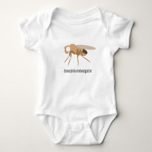 Drosophila Baby Bodysuit (white eye)