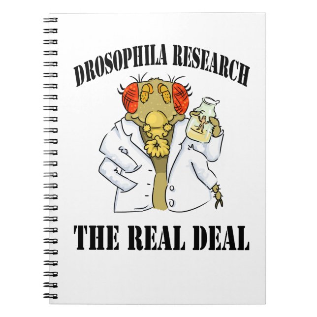 Drosophila Research Spiral Notebook (Front)