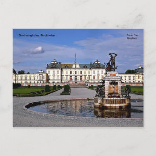Drottningholm, Stockholm, Photo ... Postcard