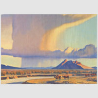“Drought and Downpour” by Maynard Dixon