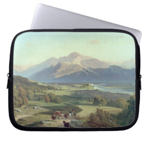 Drover on Horseback with his Cattle in a Mountaino Laptop Sleeve