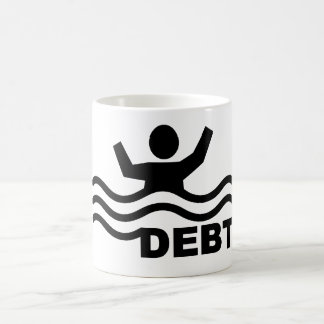 Drowning in Debt Coffee Mug