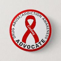 Drug Addiction Awareness Advocate Ribbon White