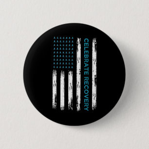 Drug Alcohol Addiction Recovery Celebrate Recovery 6 Cm Round Badge