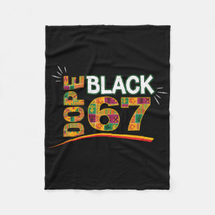Drug Black 67 Black History Month Six Seven Meme Fleece Blanket