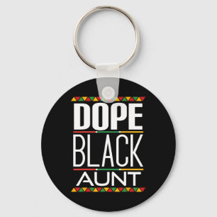 Drug Black Aunt Black History Month  Key Ring