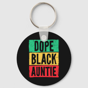 Drug Black Auntie Aunt Juneteenth History Month Ma Key Ring