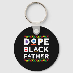 Drug Black Dad Afro American African Fathers Day J Key Ring