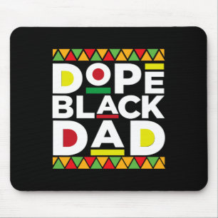 Drug Black Dad Afro American African Fathers Day J Mouse Pad