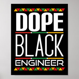 Drug Black Engineer Black History Month Poster
