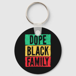 Drug Black Family Juneteenth History Month Matchin Key Ring