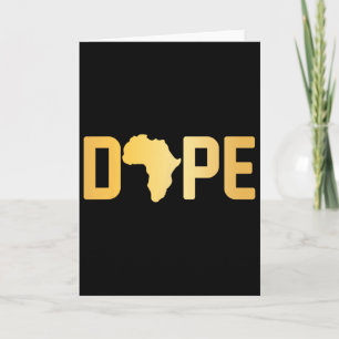 Drug Black History Month Melanin Poppin Proud Blac Card