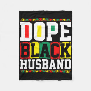 Drug Black Husnd African American Black History Mo Fleece Blanket