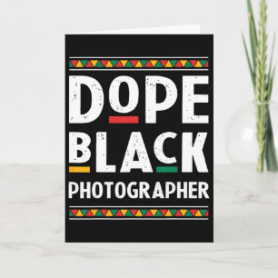 Drug Black Photographer Juneteenth Black History C Card