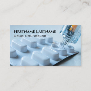 Drug Counsellor Alcohol Counsellor Psychotherapist Business Card