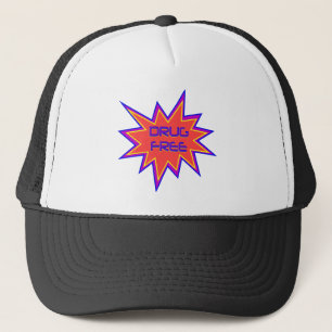 Drug Free Trucker Hat