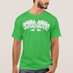 Drug FreeSober Sobriety Anniversary AA NA  T-Shirt