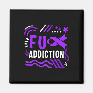 Drug Overdose Awareness Addiction Ribbon Drug Addi Magnet