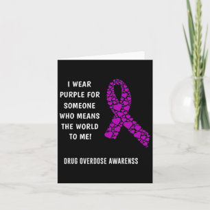 Drug Overdose Awareness Card