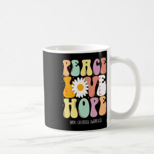 Drug Overdose Awareness Peace Love Hope Drug Overd Coffee Mug