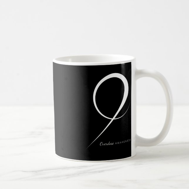 Drug Overdose Awareness Ribbon  Coffee Mug (Right)
