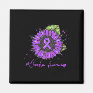 Drug Overdose Awareness Ribbon Drug Addiction Cris Magnet