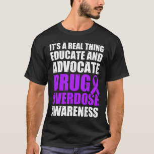 Drug Overdose Awareness Warrior Survivor 12 T-Shirt