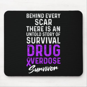 Drug Overdose Awareness Warrior Survivor 17 Mouse Pad