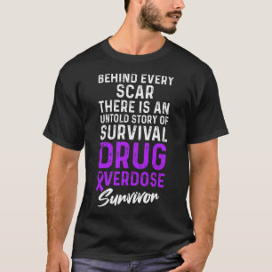 Drug Overdose Awareness Warrior Survivor 17 T-Shirt