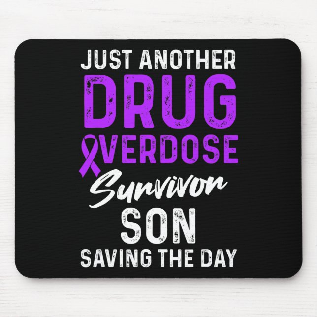 Drug Overdose Awareness Warrior Survivor 18 Mouse Pad (Front)
