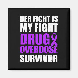 Drug Overdose Awareness Warrior Survivor 23 Magnet