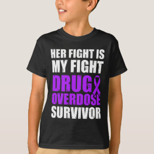 Drug Overdose Awareness Warrior Survivor 23 T-Shirt