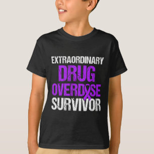 Drug Overdose Awareness Warrior Survivor 24 T-Shirt