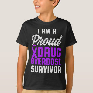Drug Overdose Awareness Warrior Survivor 30 T-Shirt