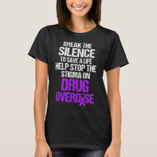 Drug Overdose Awareness Warrior Survivor 33 T-Shirt