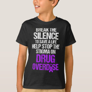 Drug Overdose Awareness Warrior Survivor 33 T-Shirt
