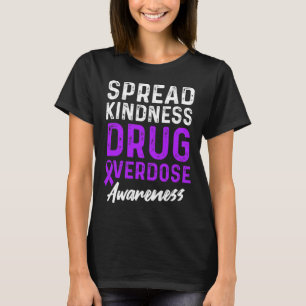 Drug Overdose Awareness Warrior Survivor 37 T-Shirt