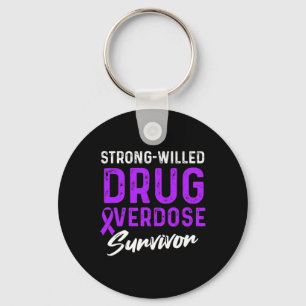 Drug Overdose Awareness Warrior Survivor 39 Key Ring
