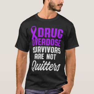 Drug Overdose Awareness Warrior Survivor 42 T-Shirt