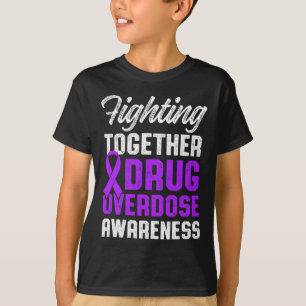 Drug Overdose Awareness Warrior Survivor 61 T-Shirt