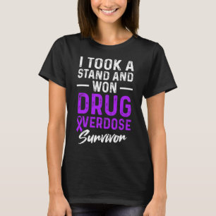 Drug Overdose Awareness Warrior Survivor 6  T-Shirt