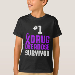 Drug Overdose Awareness Warrior Survivor 8 T-Shirt