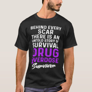 Drug Overdose Awareness Warrior Survivor T-Shirt