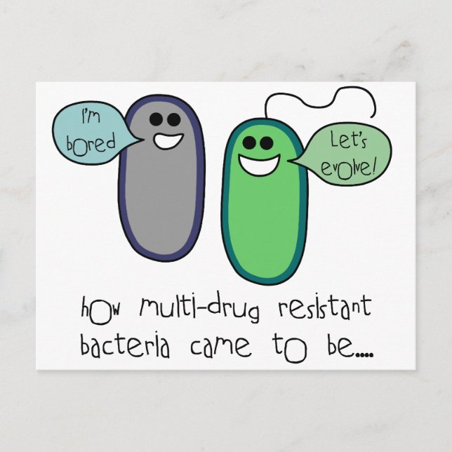 Drug Resistance Postcard (Front)